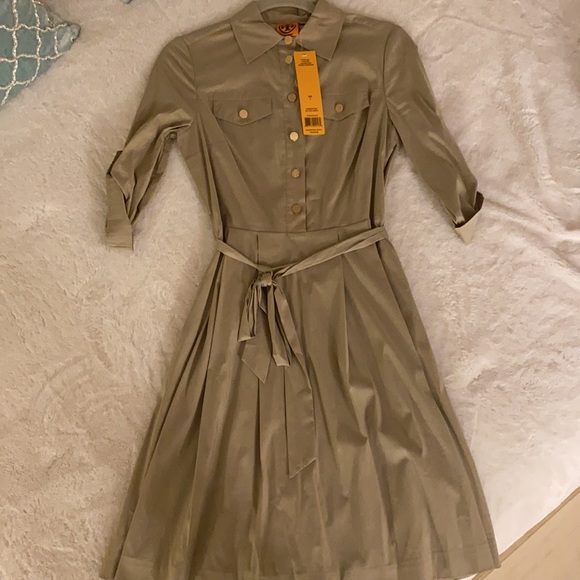 New Tory Burch French khaki size 2 - Picture 2 of 8